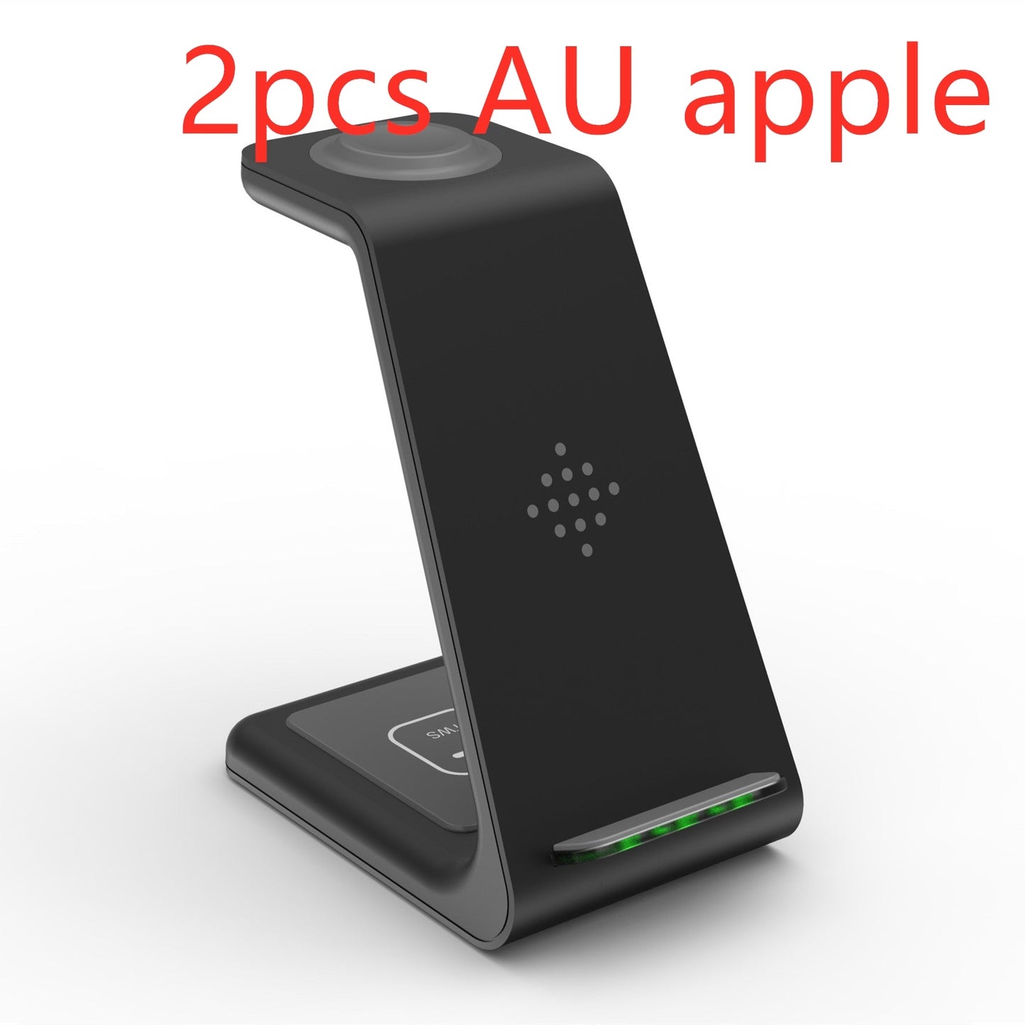 3 In 1 Fast Charging Station Wireless Charger Stand Wireless Quick Charge Dock For Phone Holder - Trend Vibe3 In 1 Fast Charging Station Wireless Charger Stand Wireless Quick Charge Dock For Phone HolderCJ dropshipping supplierWireless ChargerApple AUplugBlack 2pcs