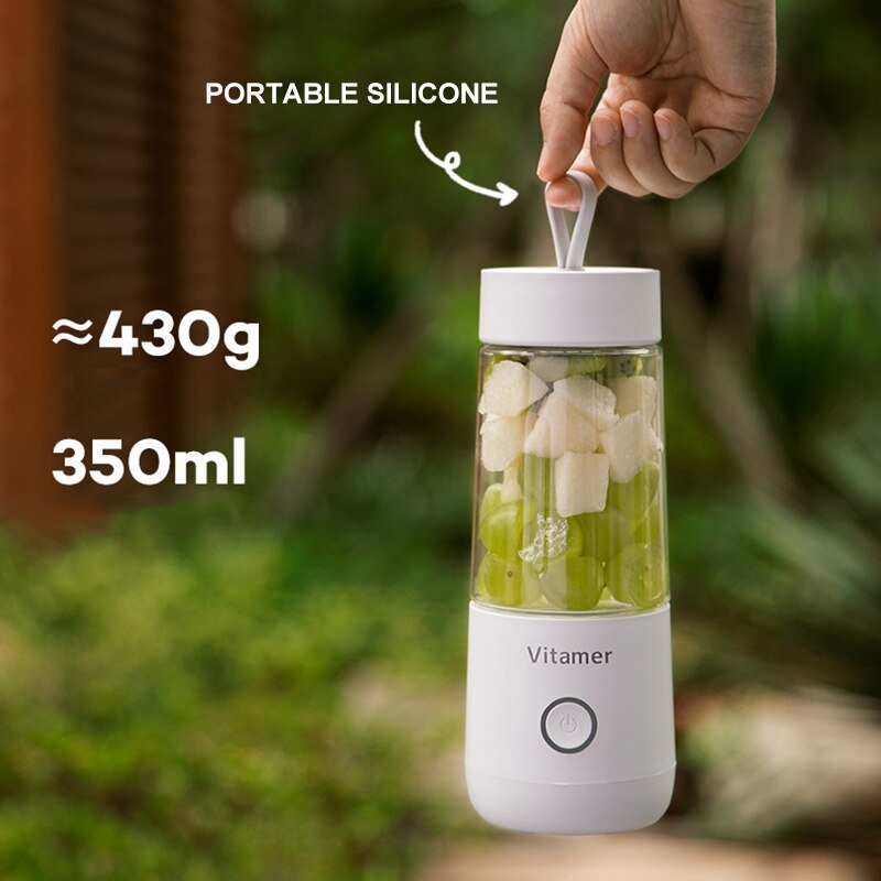 350ml Portable Blender Juicer Electric USB Rechargeable Mixer Smoothie Slushy Cup Juice Blender Bottle USB Charging Kitchen Gadgets - Trend Vibe350ml Portable Blender Juicer Electric USB Rechargeable Mixer Smoothie Slushy Cup Juice Blender Bottle USB Charging Kitchen GadgetsCJ dropshipping supplier0Pink