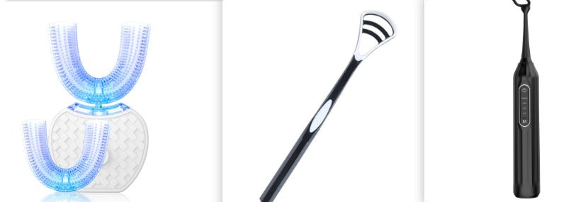 360 Degrees Intelligent Automatic Electric Toothbrush Waterproof U Type Tooth Brush Whitening Blue Light USB Charging - Trend Vibe360 Degrees Intelligent Automatic Electric Toothbrush Waterproof U Type Tooth Brush Whitening Blue Light USB ChargingCJ dropshipping supplier0Set1