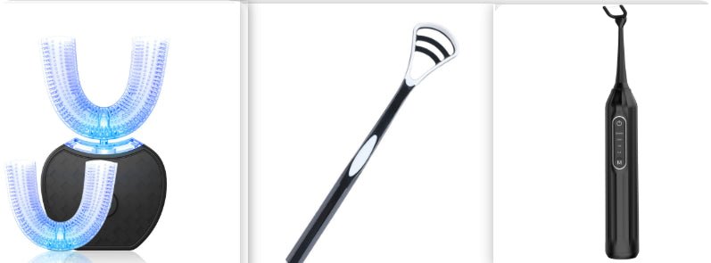 360 Degrees Intelligent Automatic Electric Toothbrush Waterproof U Type Tooth Brush Whitening Blue Light USB Charging - Trend Vibe360 Degrees Intelligent Automatic Electric Toothbrush Waterproof U Type Tooth Brush Whitening Blue Light USB ChargingCJ dropshipping supplier0Set4