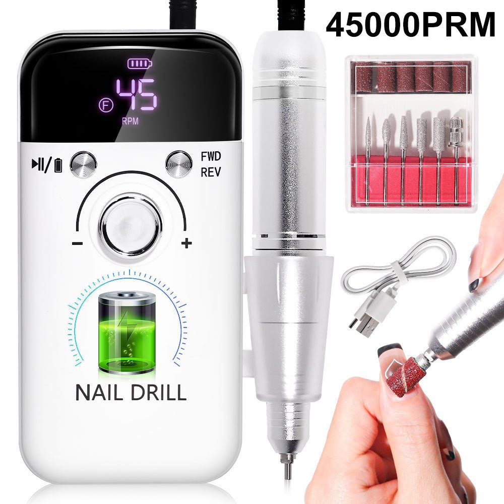 45000 Turn Nail Polishing Machine Professional Nail Polish Remover - Trend Vibe45000 Turn Nail Polishing Machine Professional Nail Polish RemoverCJ dropshipping supplier0White