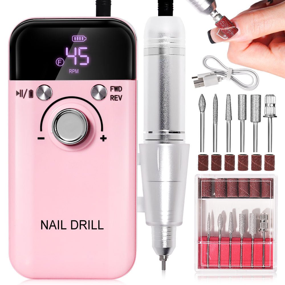 45000 Turn Nail Polishing Machine Professional Nail Polish Remover - Trend Vibe45000 Turn Nail Polishing Machine Professional Nail Polish RemoverCJ dropshipping supplier0Pink